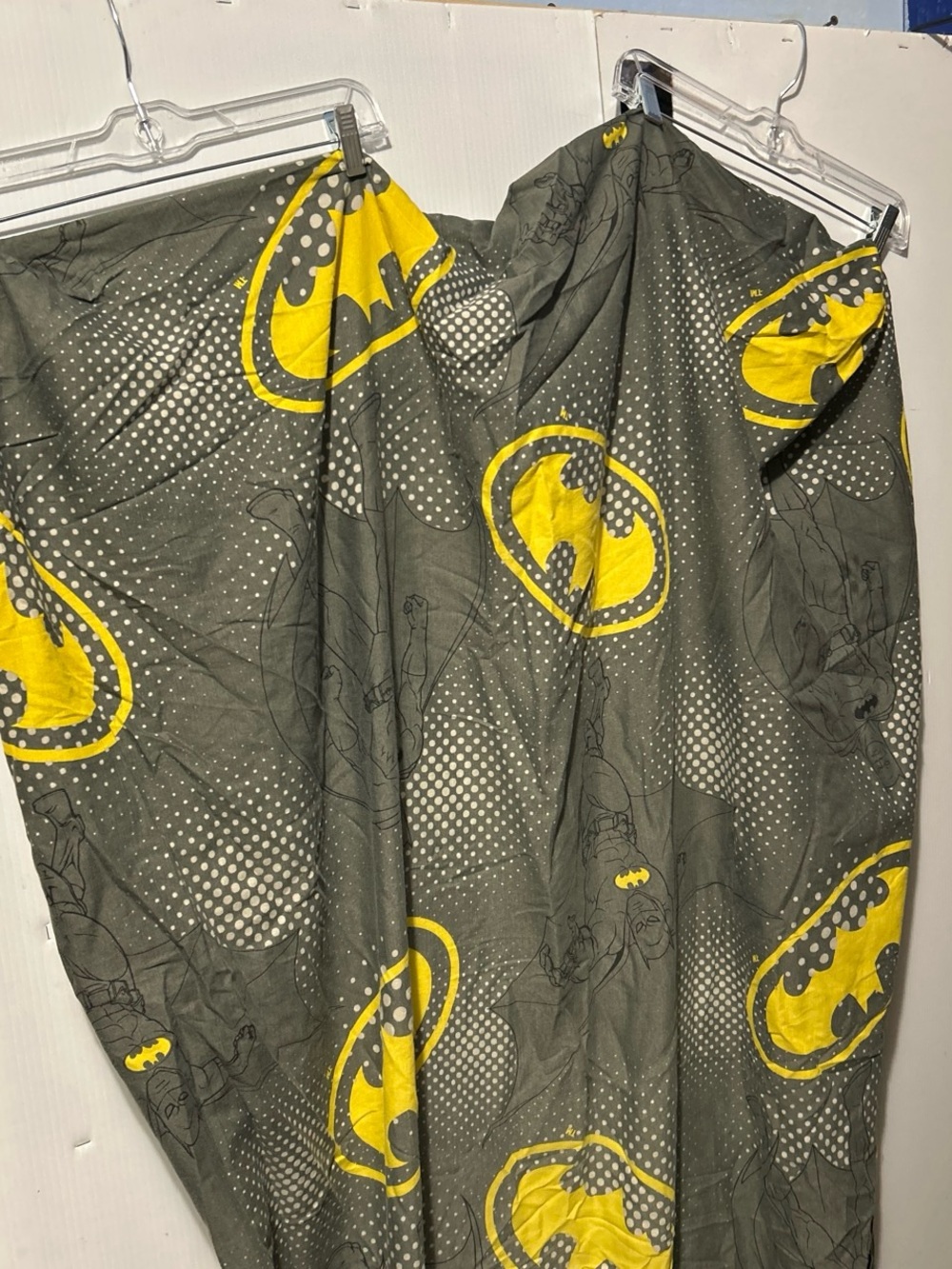 Batman Logo Grey & Yellow Fitted Sheet